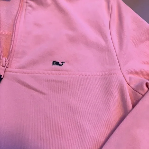 Vineyard Vines XS Pink 1/4 Zip Pullover - Picture 3 of 7